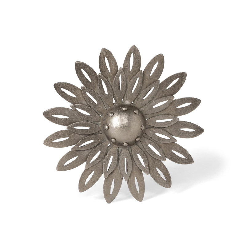 La Boheme Iron Wall Décor, Nickel, 6.50" H x 0.75" W x 6.50" D