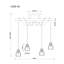 Pinkham 4 - Light Black Cluster Pendant