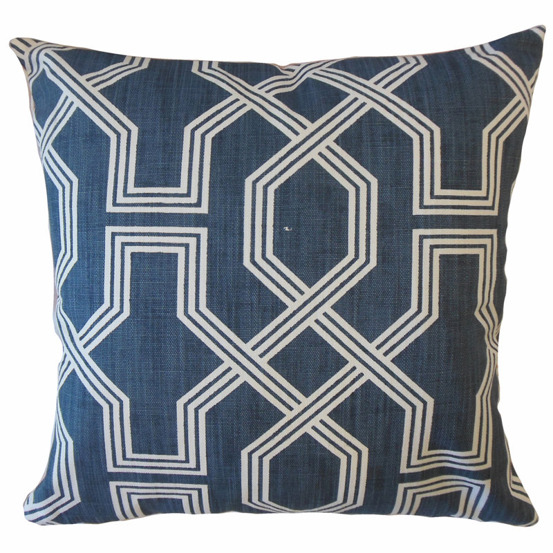 Coussin Ornice, Saphir, 22 po x 22 po