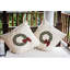 Coussin décoratif d’extérieur à imprimé floral à couronne holly-21036532