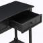 Console Daisy Series avec deux tiroirs et une tablette inférieure (noir)-1940168299