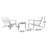 Aubrieana 3 Piece Seating Group with Cushions-2141618705-2098206371