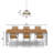 16"W Clara Industrial Gold Dome Shade Pendant