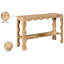 Vassa Burl Veneer Console Table-383920538