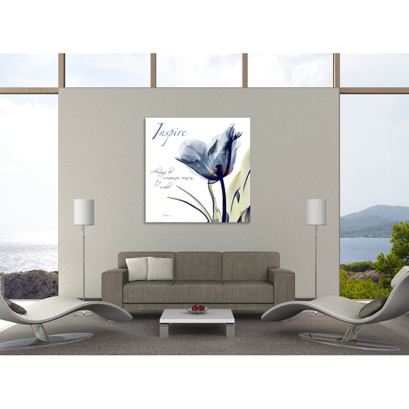 «Tulip Inspire», toile tendue par Albert Koetsier, H 30 po x l 30 po x P 1,5 po