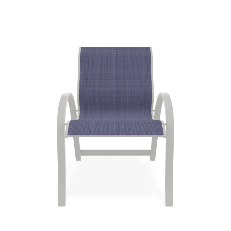 Fauteuil de salle à manger empilable Hiraku, Brise, Neige