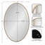 Miroir de salle de bain perlé