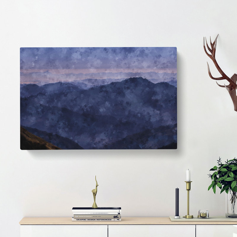 The Mountains Of Nepal At Dusk - Wrapped Canvas Painting, 30cm H x 45cm W x 4cm D