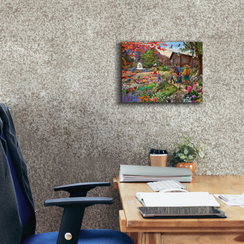 «Wildflower Mountain» par Bigelow Illustration, H 12 po x l 16 po x P 0,75 po