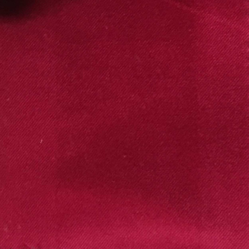 Bowie-Regal Cotton Plain Velvet Upholstery Fabric, Sangria