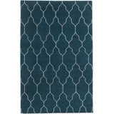 Gates Wool Geometric Area Rug in Teal