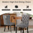 Modern Velvet Tufted Solid Wood Kitchen Chairs Upholstered Dining Chairs Set of 4-1596728934-1596728930