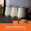 GEEPAS Retrovive 1.4L 3-Piece Tea Coffee Sugar Canisters Set-116734147