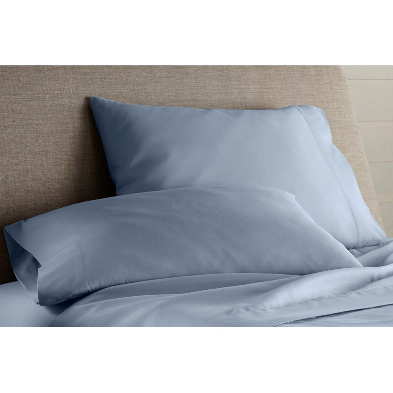 Dixon Microfiber Pillow Case, King Pillowcase, Blue