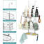 Serviteur de douche en acier inoxydable Litch Suction-19655019