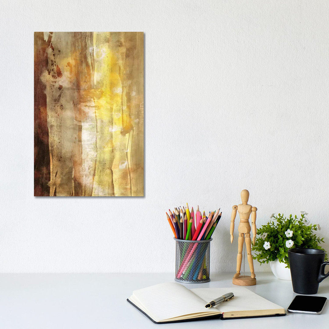 Golden Glow I von Sisa Jasper - Galerie-verpackte Leinwand Giclée auf Leinwand