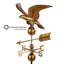 Girouette aigle en cuivre pur Krum