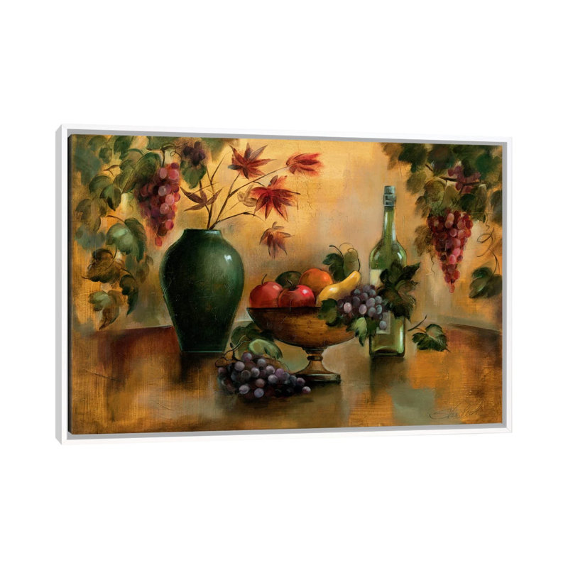 " Autumn Hues " by Silvia Vassileva, No Matte, 26" H x 40" W x 1.5" D, White Framed