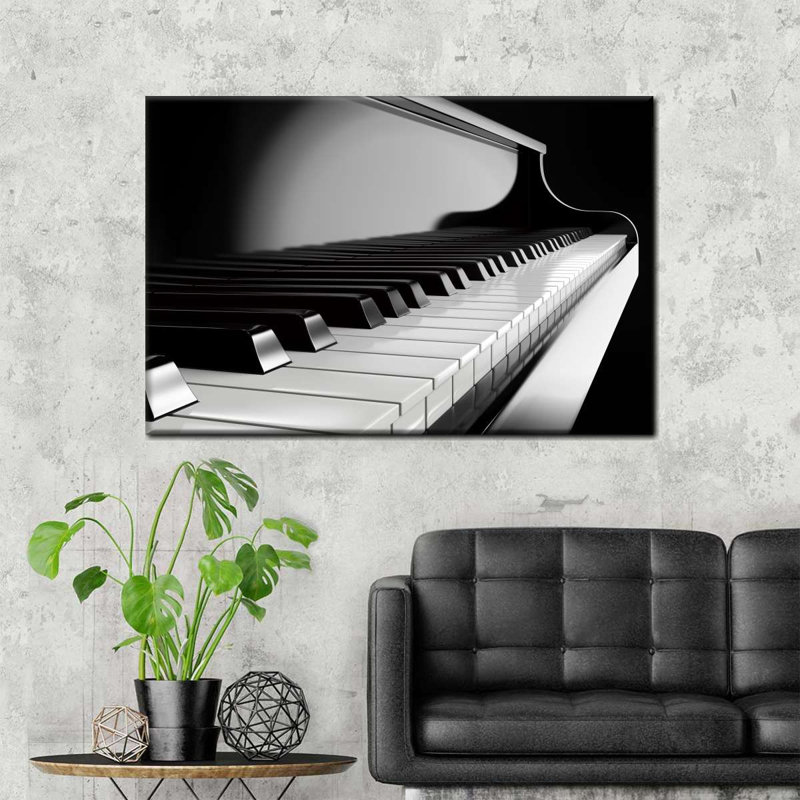 " Piano Keys ", 16" H x 24" W x 1.25" D