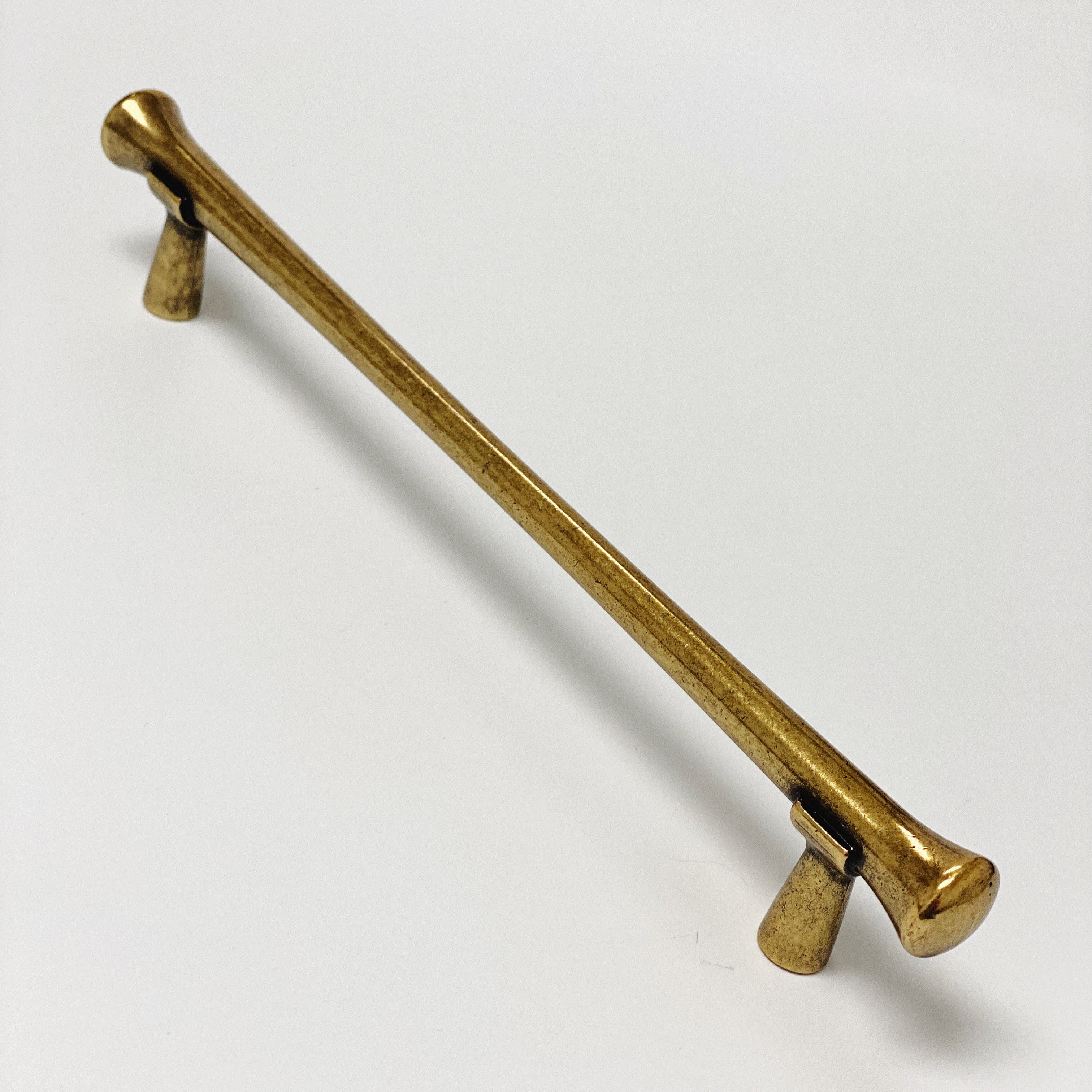 Drawer Cup Pull Tuscany in Antique Brass - Brass Cabinet Hardware