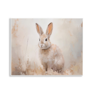  Art mural en forme de lapin brun brossé par Arlington Prints