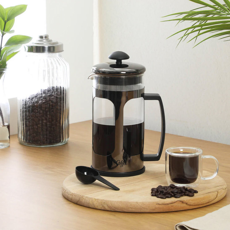 Cafetière à piston en acier inoxydable Mr. Coffee