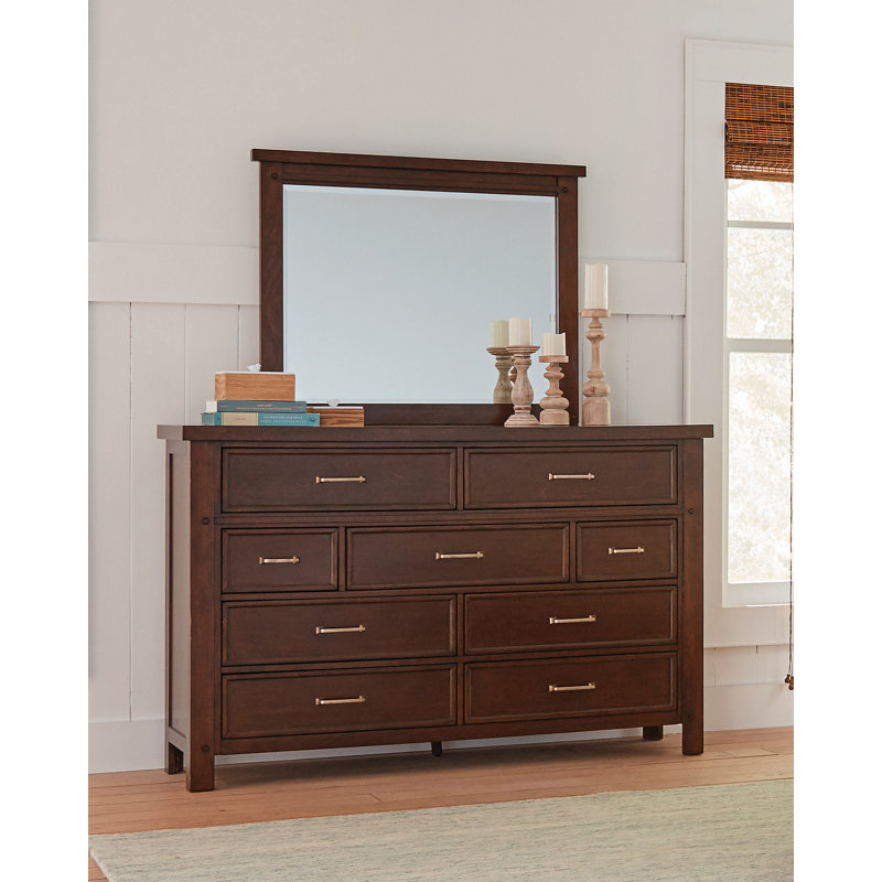 Commode 9 tiroirs en pinot noir Vyron