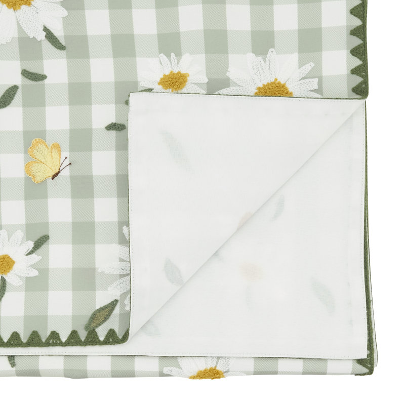 Chemin de table brodé Gingham