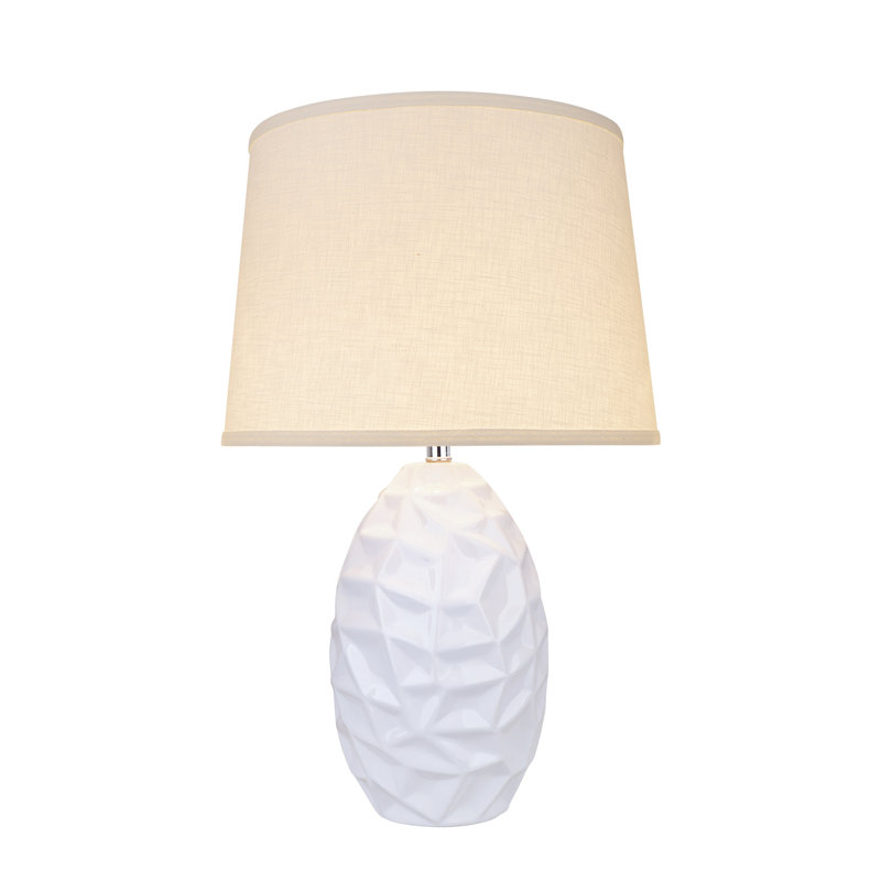 Lampe de table blanche 21,5 po Boyd
