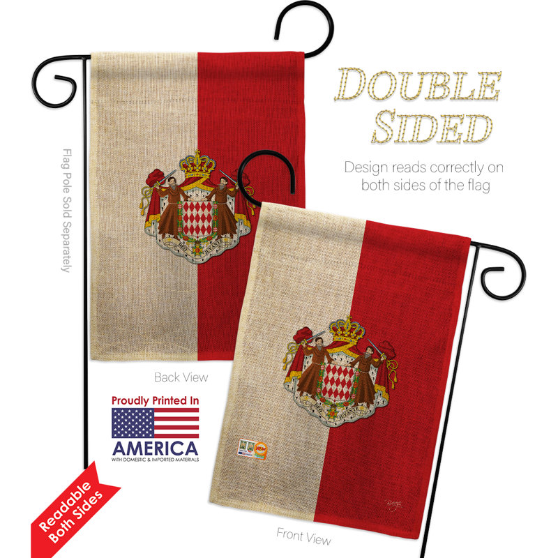 Double Sided 18.5'' H x 13'' W Polyester Garden Flag