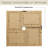 Holmstrom Wood Beveled Picture Frame with Mat-1969955410