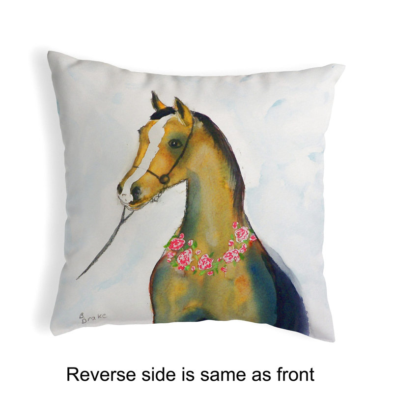  Coussin lombaire intérieur / extérieur Horse and Garland