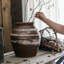 Pot Restoration en argile brune-1488438131