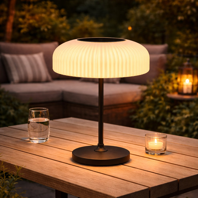 Solar Led Table Lamp With Touch Switch & Motion Sensor, Indoor/outdoor Lantern