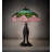 30" High Tiffany Cabbage Rose Table Lamp