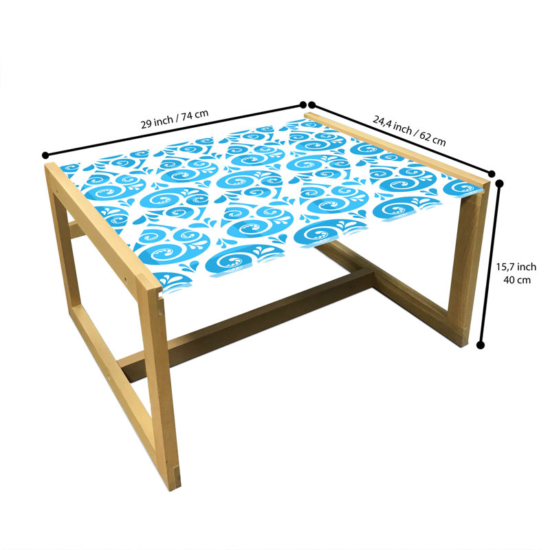 Jakke Sled Coffee Table, 62cm H x 74cm W x 40cm D