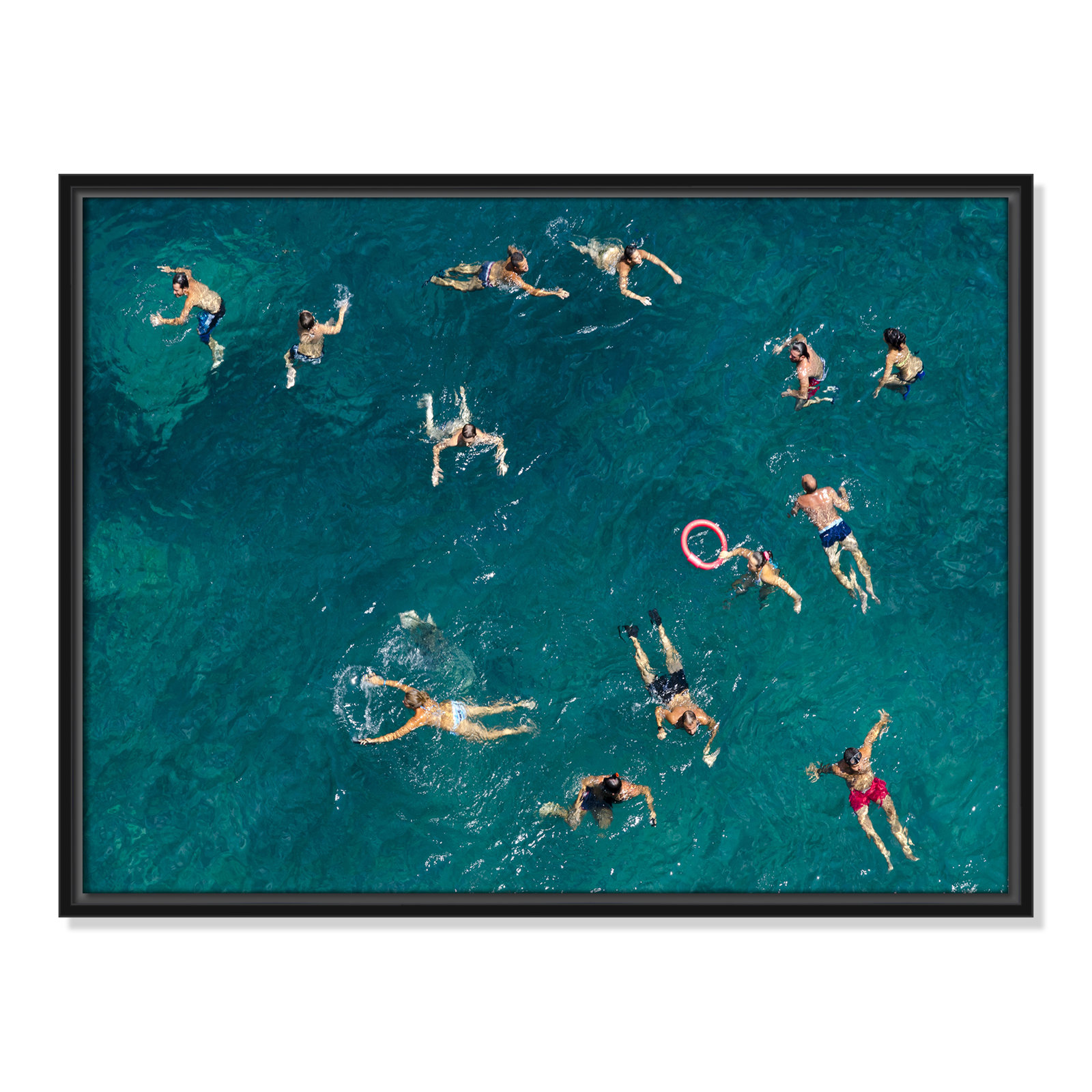 Tonti - Photograph Print, Black Framed Canvas, 19.5" H x 25.5" W x 2" D