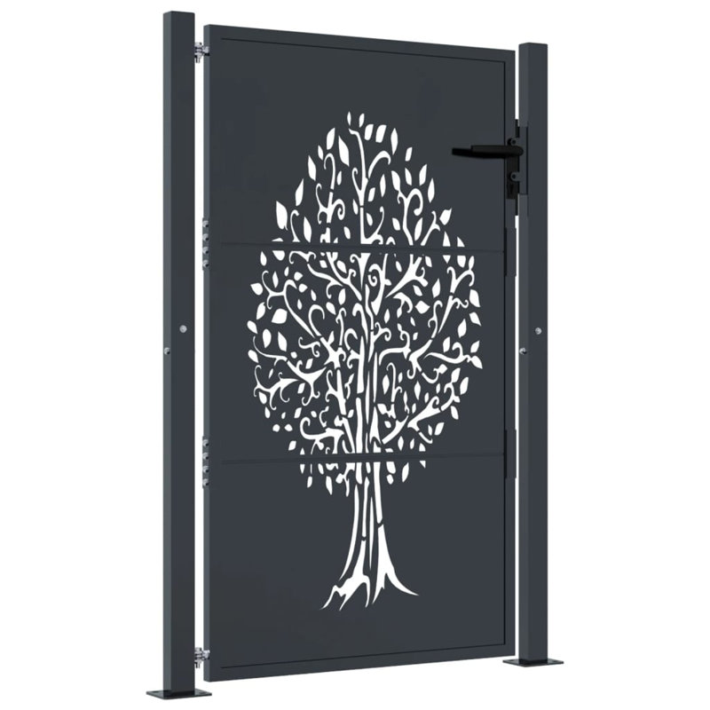 Quasqueton Metal Gate, Anthracite, 130" H x 105" W x 3.9" D