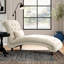 Chaise longue capitonnée sans accoudoirs Huskins-24177446