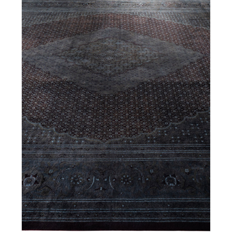 Overdyed One-of-a-Kind 10' 2" X 14' 6" Hand Knotted Area Rug