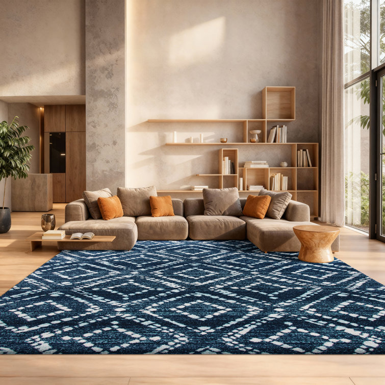 Tapis à motif géométrique Sherburne Performance