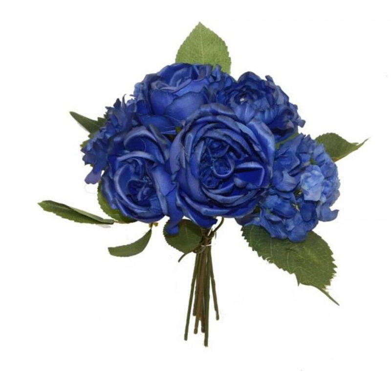 Silk Rose Arrangement, Blue