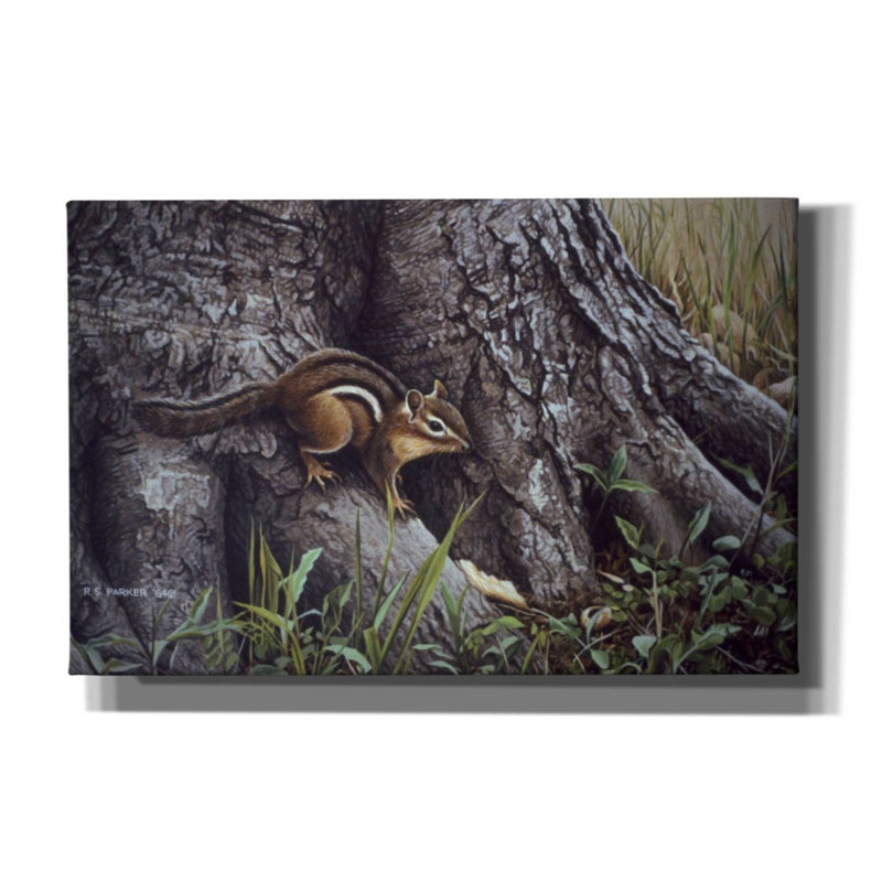 " Wary Glance " by Ron Parker, 26" H x 40" W x 1.5" D