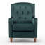 Arm Push Recliner Velvet Armchair