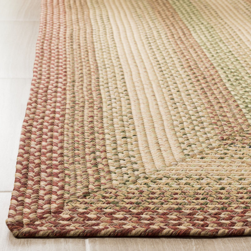Tapis d'intérieur / extérieur géométrique tissé à la main Georgina, Tapis de couloir 2 pi 3 po x 10 pi