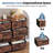 Tall 10-Drawer Fabric Dresser with Cabinet, Metal Frame Storage Tower for Bedroom, Closet, Entryway-738945196