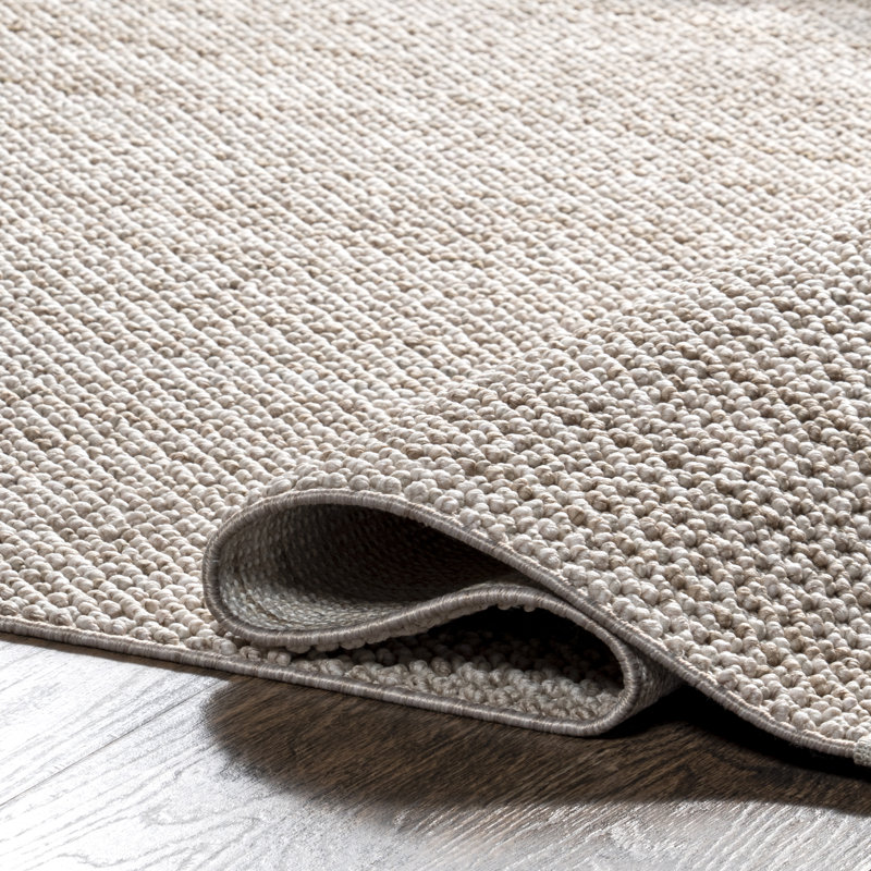  Zinnia Farmhouse Tasseled Area Rug, Rectangle 5'3" x 7'7"