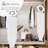 Compact Foldable Ironing Board with Integrated Iron Rest, Stylish Geometric Cover & Space-Saving Design