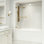 Orion Frameless Hinged Tub Door