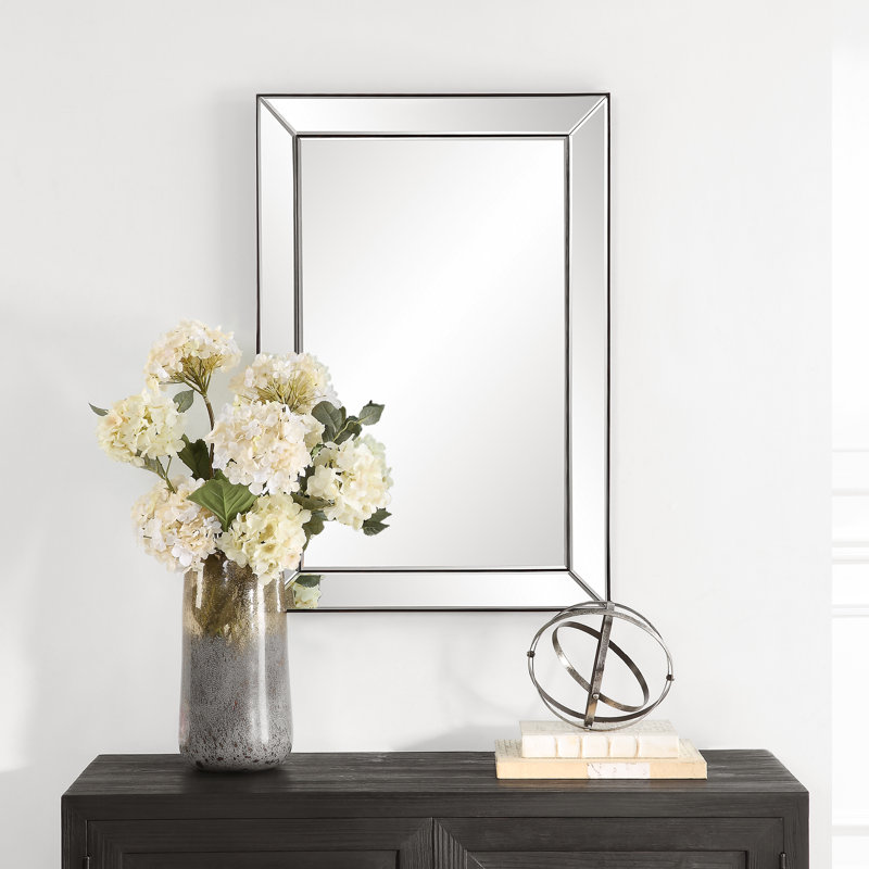 Miroir de salle de bain Wentzville, Bronze foncé